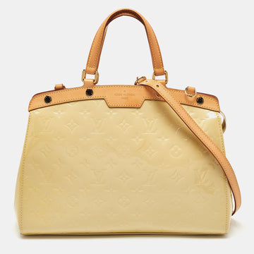 Citrine Monogram Vernis Brea MM Bag