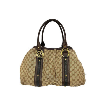 Gucci EC Canvas Interlocking Icon Tote