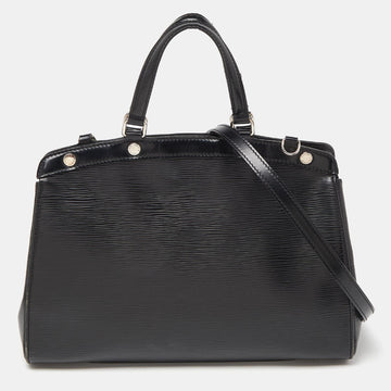 Black Electric Epi Leather Brea MM Bag