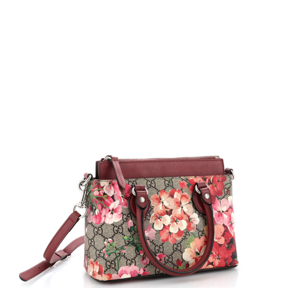 Linea A Convertible Tote Blooms Print EC Coated Canvas Mini