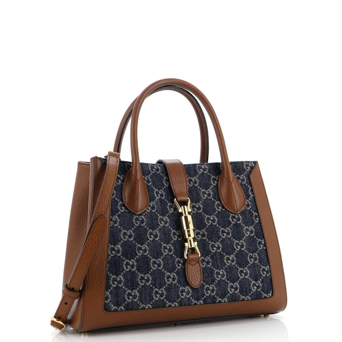 Jackie 1961 Tote EC Denim and Leather Medium