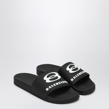 Balenciaga Rubber Slide Sandals For The Pool Men