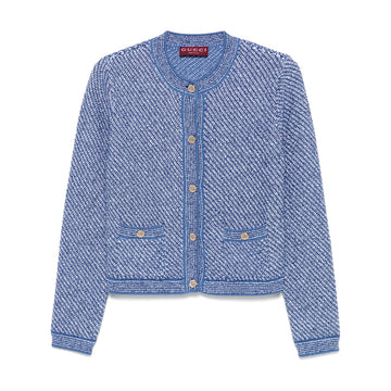 Gucci Blue Tops - Cardigans Women