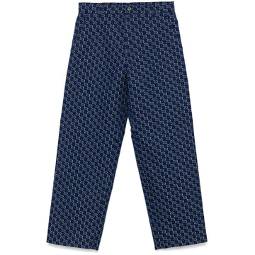 Gucci Blue Trousers - Regular & Straight-Leg Trousers Men