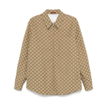 Gucci Neutrals Jackets - Shirt Jackets Men