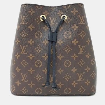Brown Monogram Neonoe MM Shoulder Bag