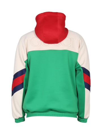 Gucci Men Lightweight Neoprene Zippered Jacket