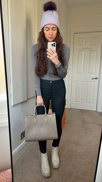 Louis Vuitton On the Go MM Dune Empreinte (RRP £2,480)