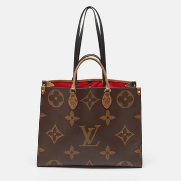 Monogram Reverse Giant Canvas OnTheGo GM Bag