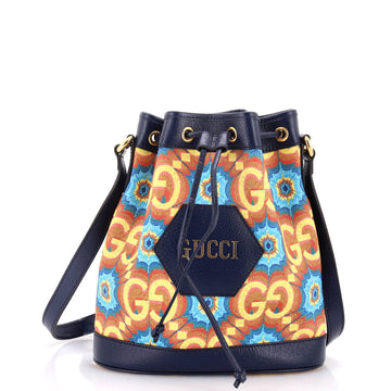 Aria 100th Anniversary Bucket Bag Kaleidoscope Print EC Coated Canvas