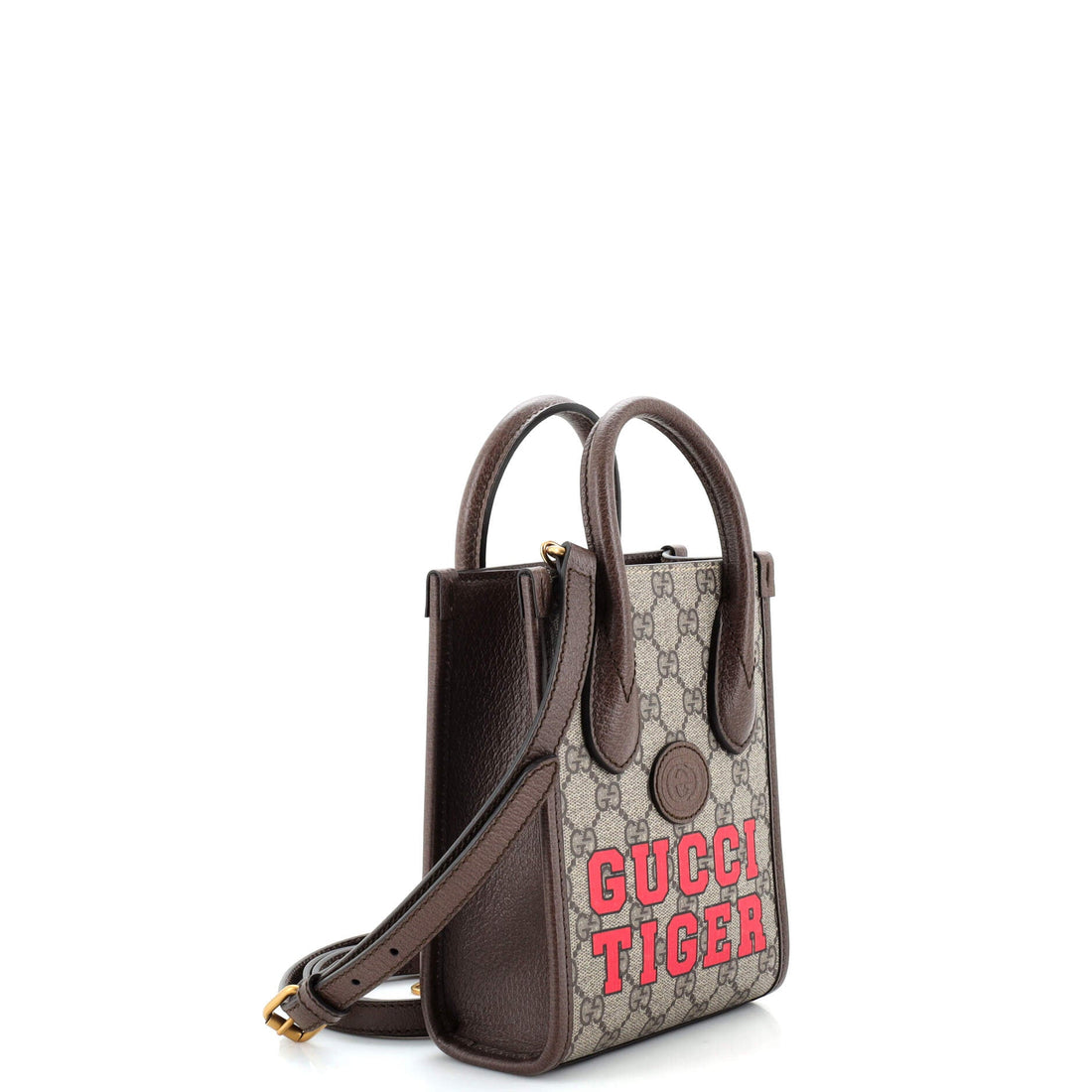 Interlocking G Patch Tote Printed EC Coated Canvas Mini