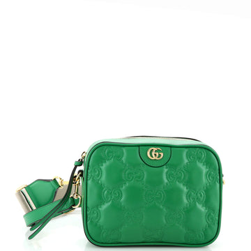 Zip Camera Bag EC Matelasse Leather Small