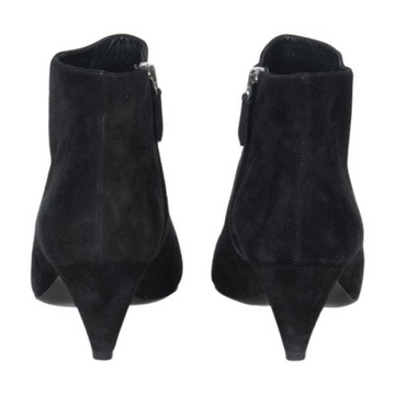 Prada Suede Kitten Heel Ankle Boots
