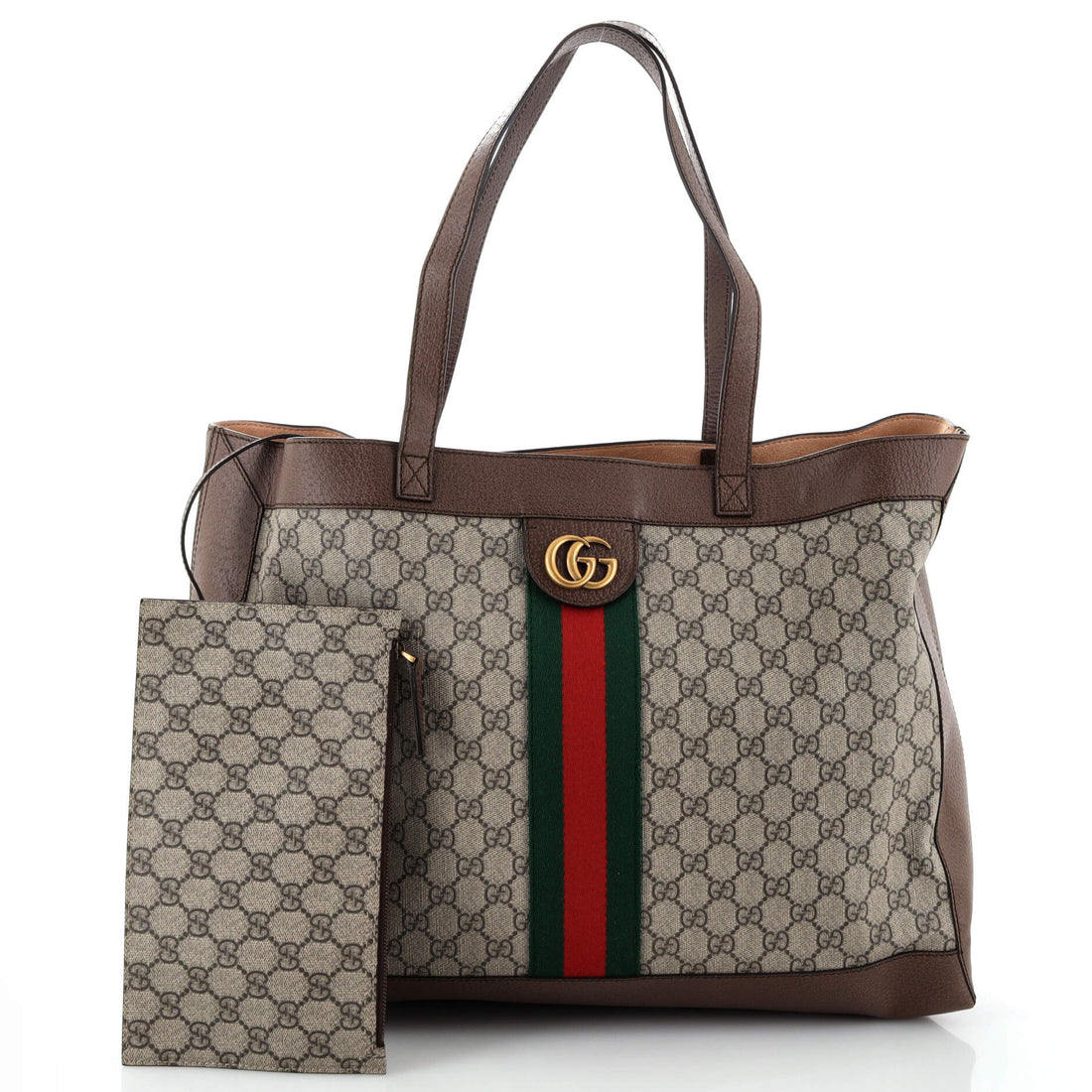 Ophidia Soft Open Tote EC Coated Canvas East West