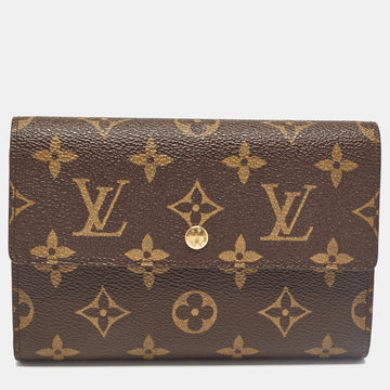 Monogram Canvas Porte Tresor Etui Papier Wallet