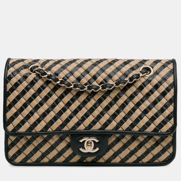 Medium Raffia and Jute Urban Jungle Single Flap