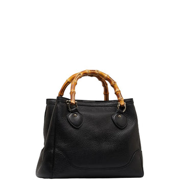Gucci Bamboo Bag 308360 Black Leather  Gucci
