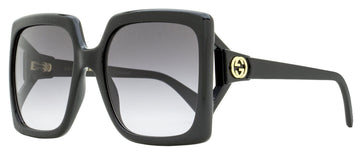 Gucci Women's Square Sunglasses EC0876S 001 Black 60mm