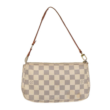 Louis Vuitton Pochette Accessoire  Canvas Clutch Bag