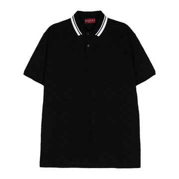 Gucci Black Polo Shirts Men