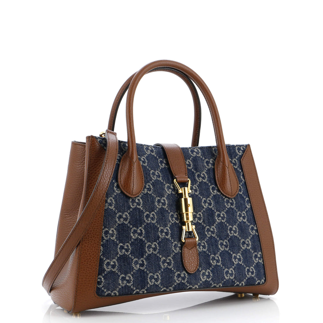 Jackie 1961 Tote EC Denim and Leather Medium