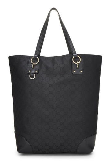 Gucci, Black Nylon CS Tote Bag, Black