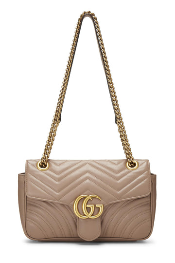 Gucci, Pink Leather CS Marmont Shoulder Bag Small, Pink