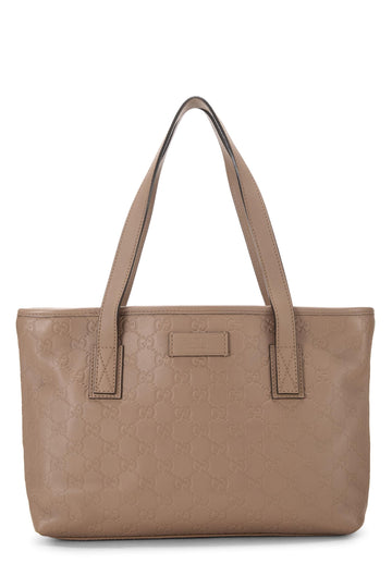 Gucci, Pink Leather Guccissima Supreme Tote Small, Pink