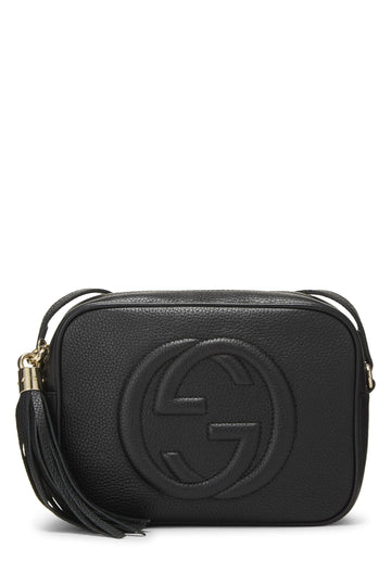Gucci, Black Leather Soho Disco Bag, Black