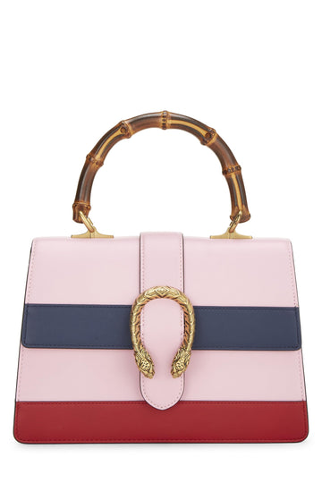 Gucci, Pink Leather Dionysus Bamboo Handbag, Pink