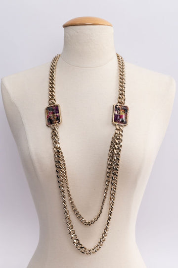 Collier gourmette Chanel Défilé
