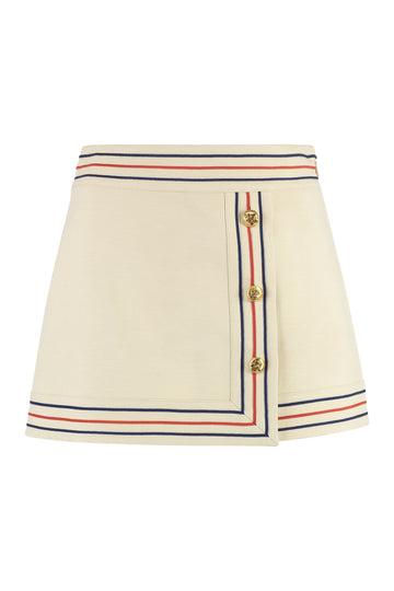 GUCCI Cotton Wrap Skirt - FW23 Collection