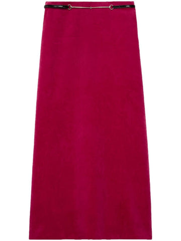 GUCCI Luxurious Velvet Mini Skirt for Women