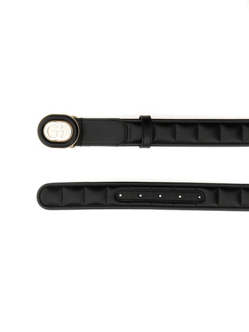 Gucci Women Gg Cross Buckle Belt