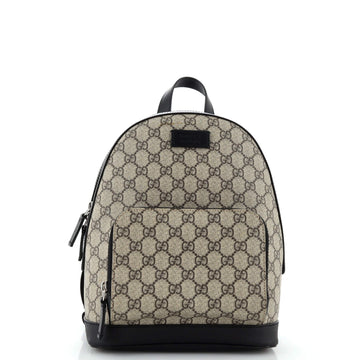 Zip Pocket Backpack EC Coated Canvas Small