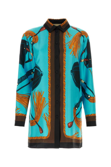 GUCCI Printed Twill Mini Shirt for Women