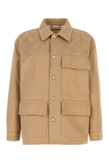 GUCCI Cotton Jacket for Men - SS24 Collection