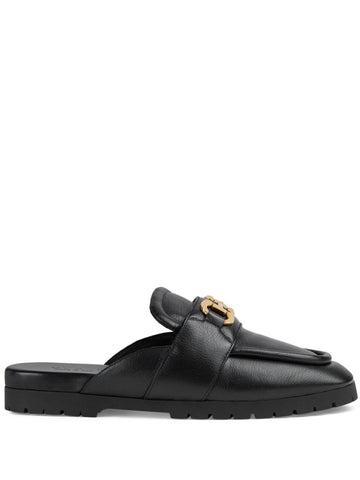GUCCI Premium Leather Sabot with Clamp for Men
