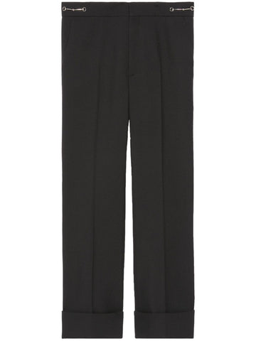 GUCCI Wool Trousers for Women - SS24 Collection
