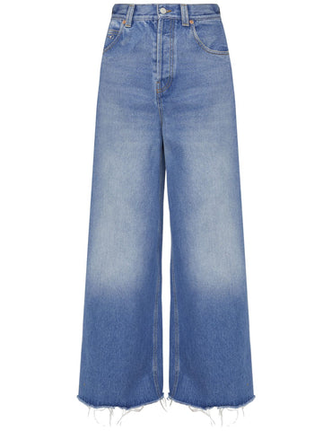 GUCCI High-Waist Wide-Leg Jeans