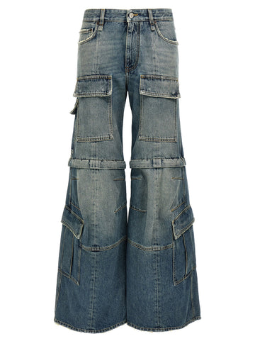 Balenciaga Women 'Cargo Flared' Jeans