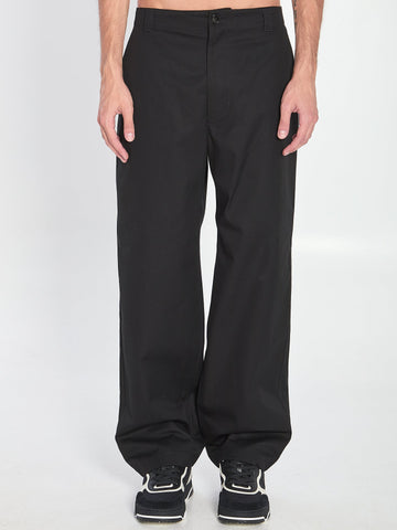 GUCCI Cotton Trousers for Men - FW25 Collection