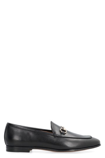 GUCCI Jordaan Leather Loafers