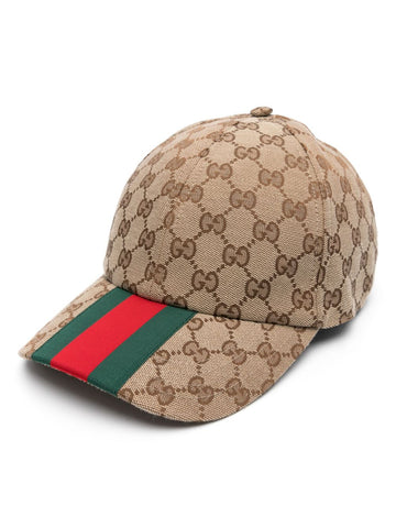 GUCCI Classic Baseball Cap with Web Pattern