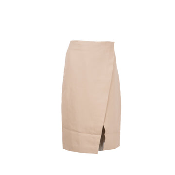 Fendi size 36 skirt silk beige