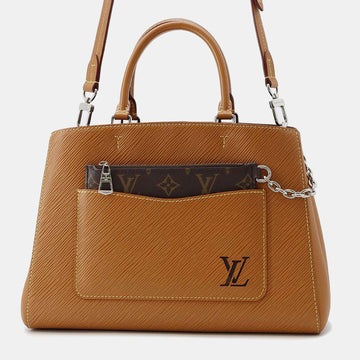Gold Leather Murrell Thoth Miel Epi Bag Size MM
