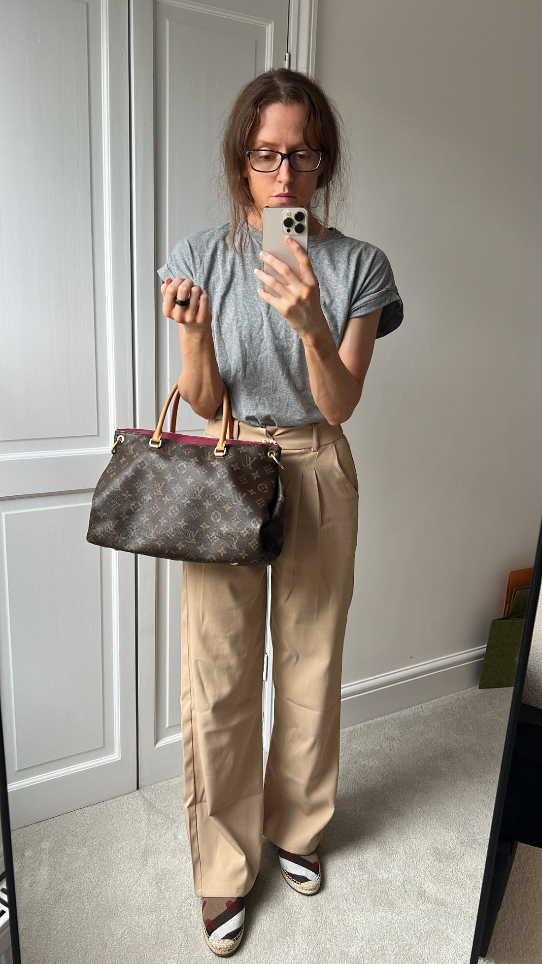 Louis Vuitton Pallas Tote in Monogram and Fuchsia (RRP £1960)