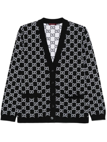 GUCCI GG Supreme Wool Cardigan - Women's SS25
