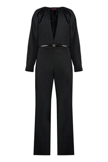 GUCCI Women's Stretch Wool Jumpsuit - Fall/Winter 2025