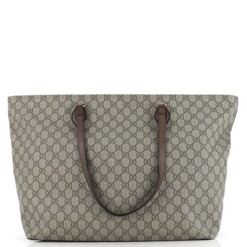 GUCCI Ophidia Zip Tote GG Coated Canvas Medium